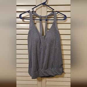 prAna Gray Built-In Bra Tank Top – Women’s Size M